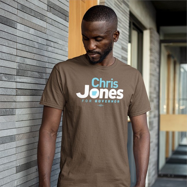Chris Jones For Governor Merch Chris Jones For Governor Zip Up Hooded Will Watson