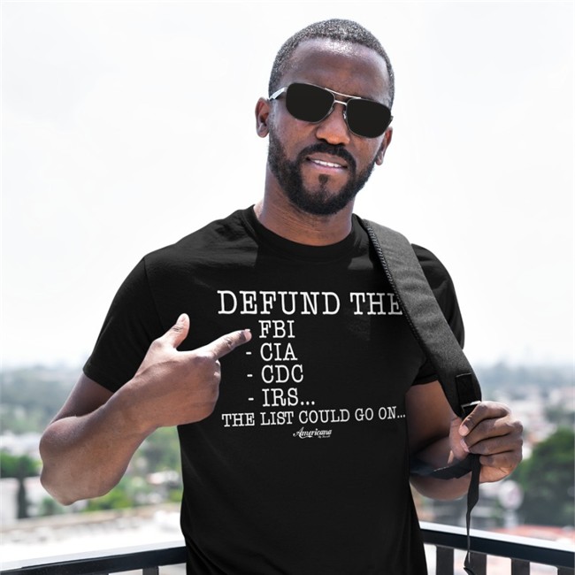 Americana By Danielle Merch Defund The Fbi Cia Cdc Irs The List Could Go On Shirts Danielle D'Souza Gill