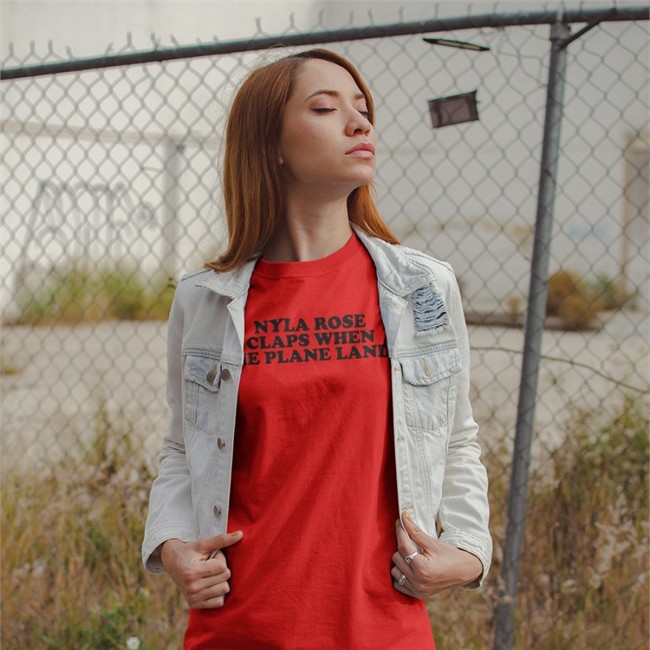 King Serpentico Nyla Rose Claps When The Plane Lands Shirt Nyla Rose Beas