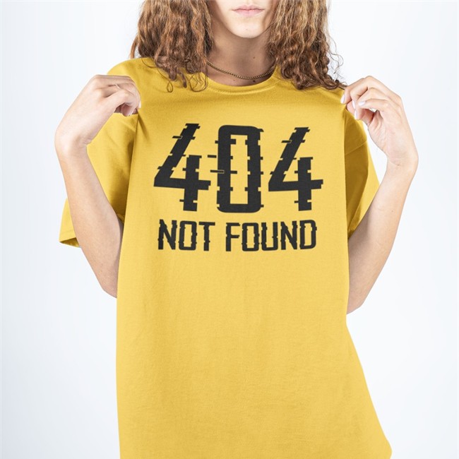 404 Not Found T Shirt White