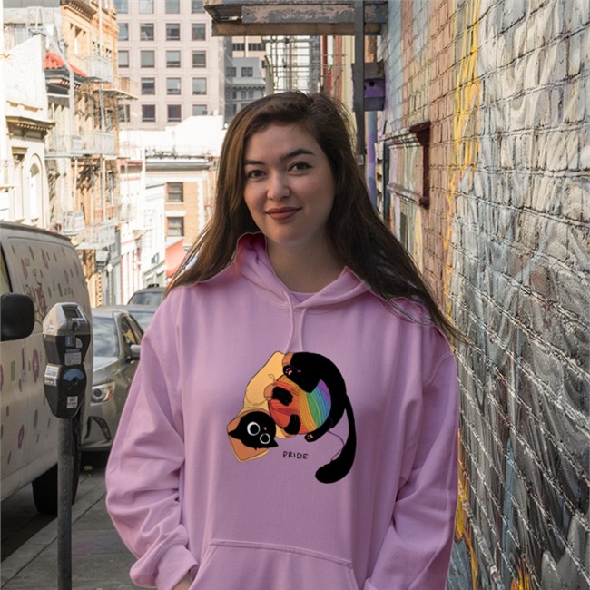 Purr-ide Shirts WolfyTheWitch Merch Pride WolfyTheWitch Merch Purr-ide Hoodie Pride