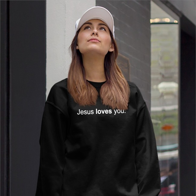 Jesus Loves You Sweatshirt Temilade Salami