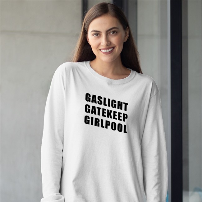 Gaslight Gatekeep Girlpool Crewneck Sweatshirt Grace Freud Gaslight Gatekeep Girlpool Shirts