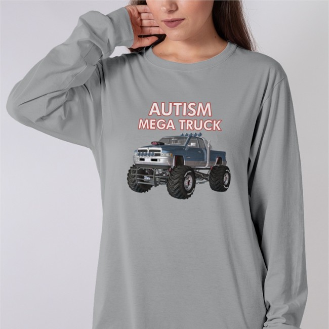 Autism Mega Truck Tee Shirt Monster Truck