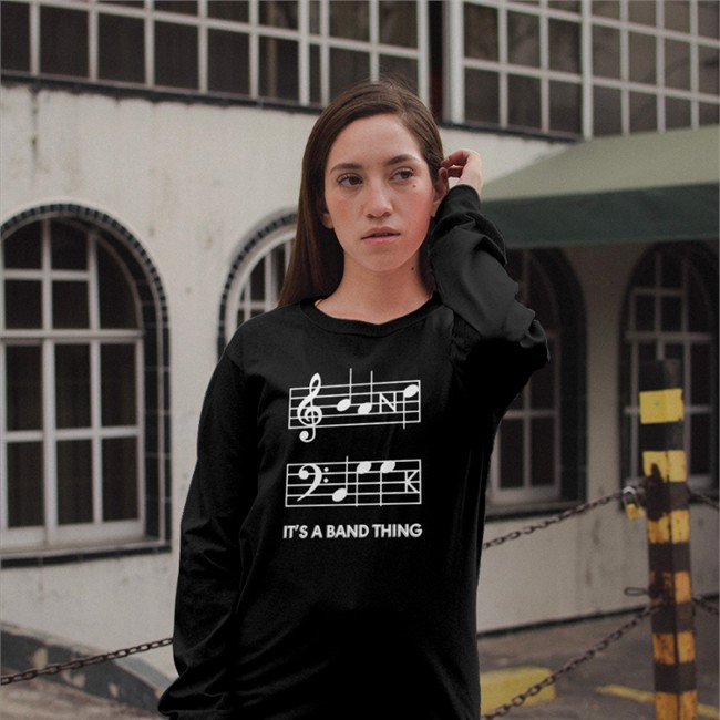 Threatening Music Notation Threat Notation It's A Band Thing Shirt