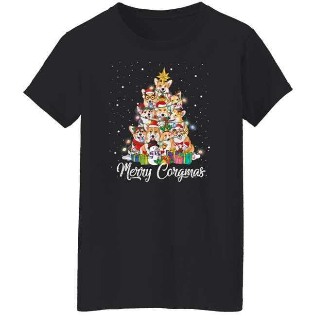 Merry Corgmas Corgi Christmas Tree Fairy Lights Dog Lover Long Sleeve T Shirt Mike Midwestgay Merry Corgmas Corgi Christmas Tree Fairy Lights Dog Lover Long Sleeve T Shirt Mike Midwestgay