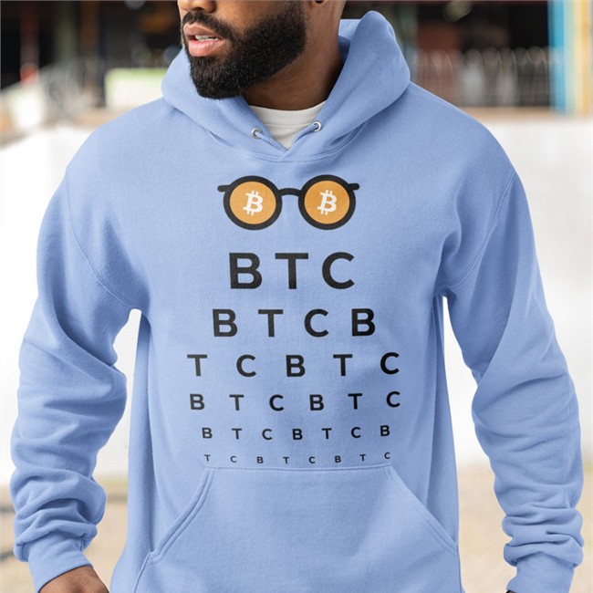 Cointelegraph Merch Bitcoin Vision Sweatshirt Vision Test Btc Coincornerdanny Danny Scott