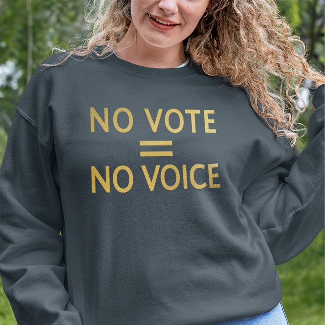 No Vote = No Voice Shirts No Vote = No Voice Tee Shirt