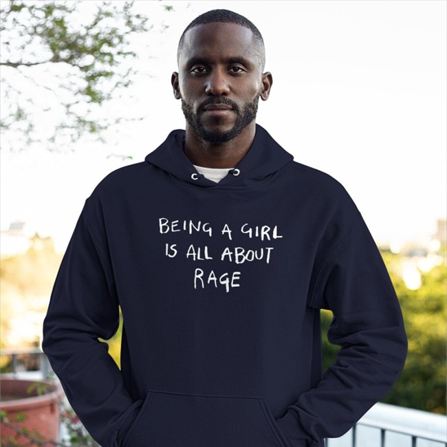 Being A Girl Is All About Rage Sweatshirt Girlofswords Being A Girl Is All About Rage Long Sleeve Shirt Girlofswords