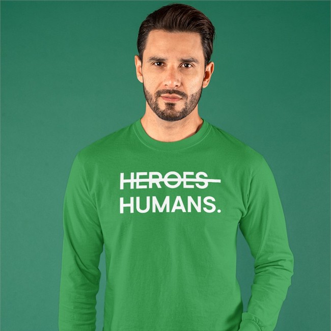 Heroes Humans Long Sleeve T Shirt