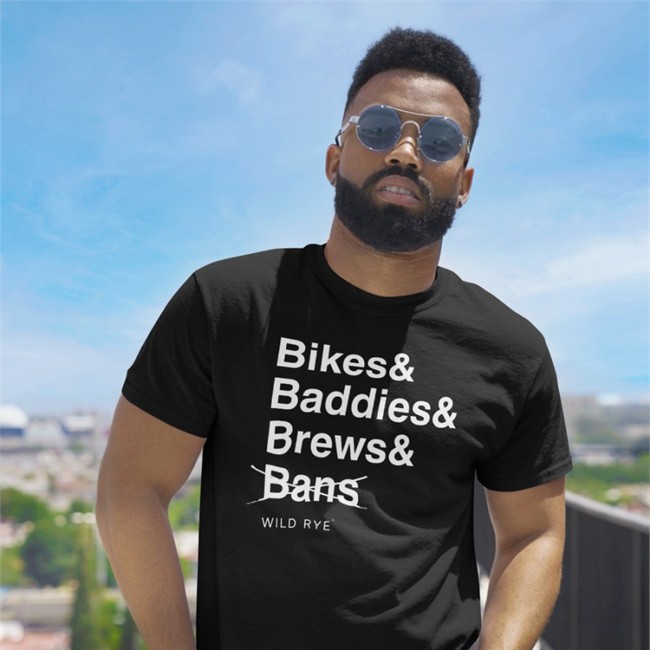 Bikes Baddies Brews And No Bans Benefit Shirt Wild Rye Merch
