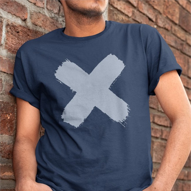 Kevin Hart Merch Store X Washed Blue Shirt