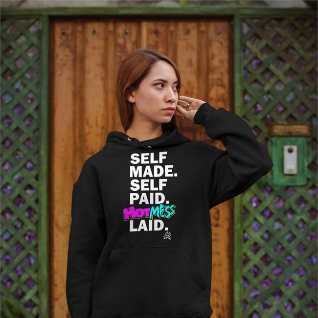 Pro Wrestling Tees Merch Self Made Self Paid Hot Mess Laid Tee Matt Cardona