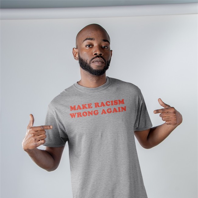 Make Racism Wrong Again Sweatshirt Katja Diehl Kopenhagen InterrailKatja