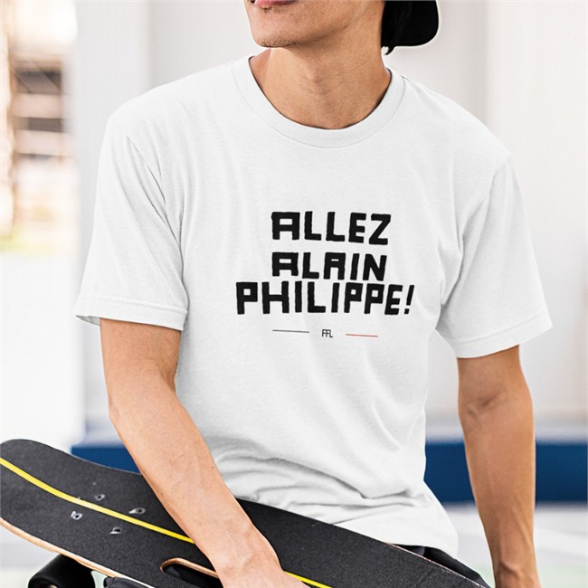 Allez Alain Philippe Tee Allez Alain Philippe Shirt White