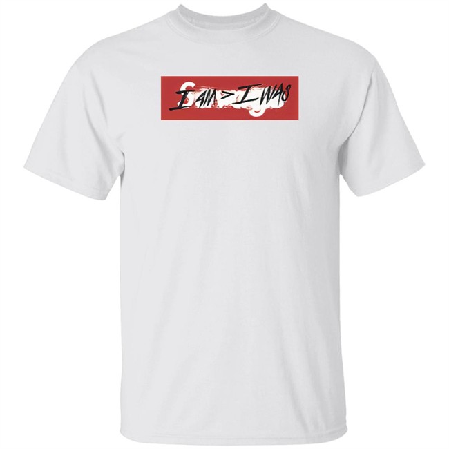21 Savage Merch Savage I Am > I Was Shirt Strghtup White T-Shirt