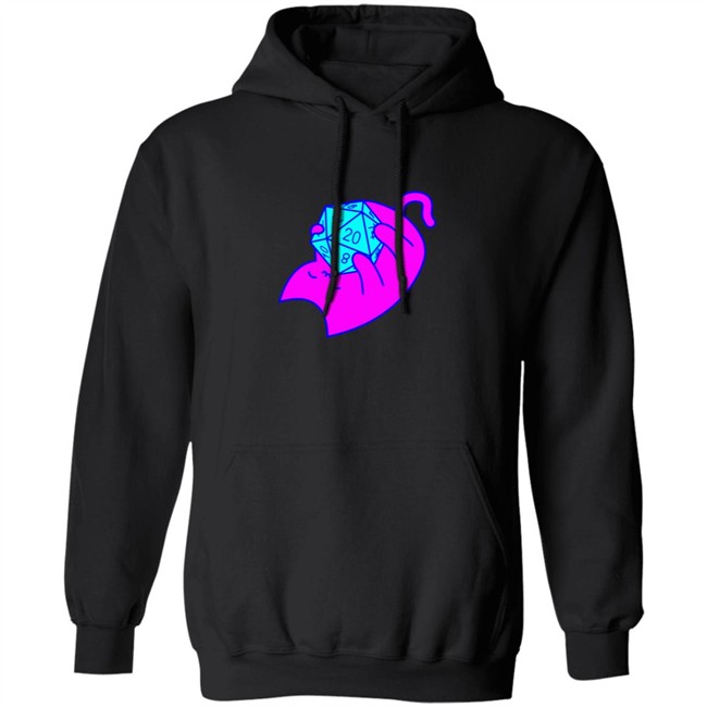 Sodapoppin Merch D20 Dice Cat Hoodie Sweatshirt