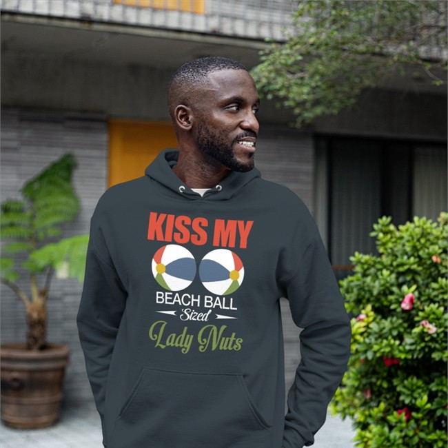 Kiss My Beach Ball Sized Lady Nuts Tee Shirt Shirts That Go Hard