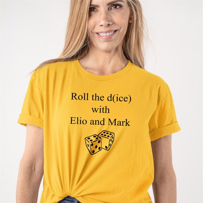 Roll The Dice With Elio And Mark T Shirt Grey Big Cat