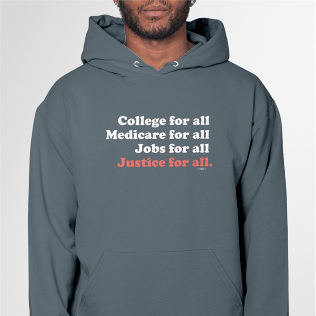 Broke Ass Stuart College For All Medicare For All Justice For All Long sleeve T Shirt