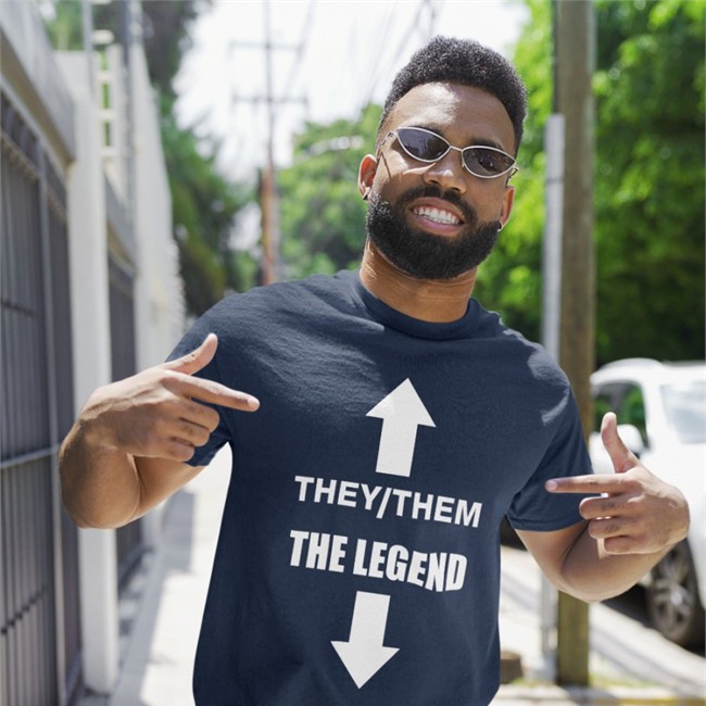 They/Them The Legend T Shirt Crywank Band
