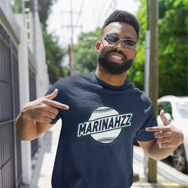 Simplyseattle Marinahzz Tee Shirt Seattle Mariners Baseball