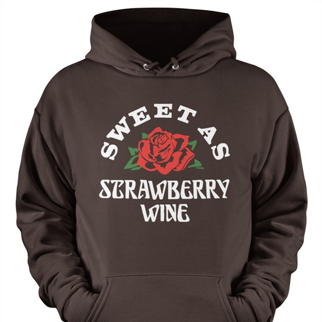 Chris Stapleton Merch Sweet As Strawberry Wine T Shirt Black