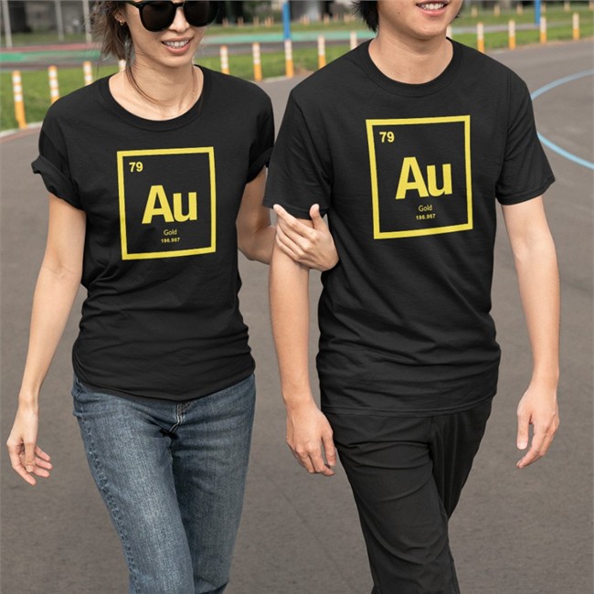 Periodic Table Of Elements 79 Au Gold 196.967 Long Sleeve Tee Dr Michelle Au Dr Michelle Au Periodic Table Of Elements 79 Au Gold 196.967 Shirts