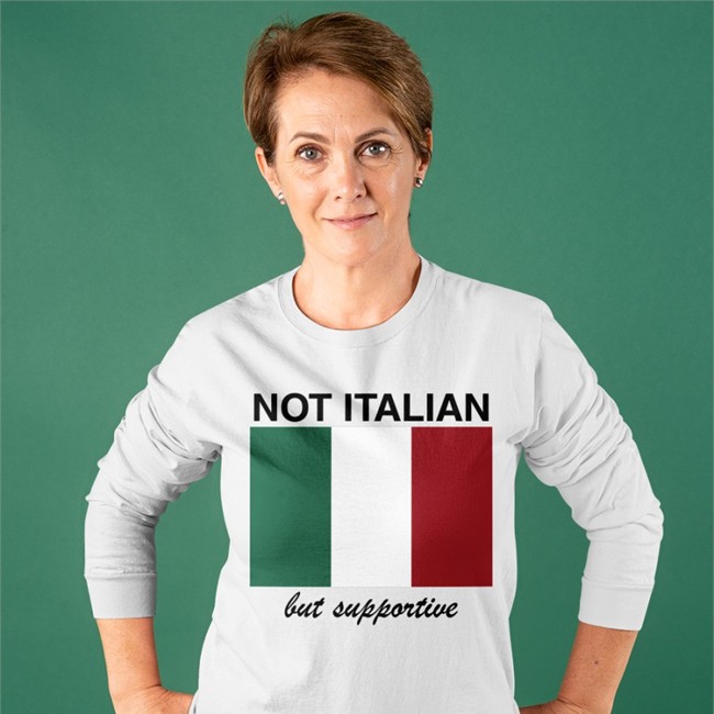 Not Italian But Supportive Tee Shithead Steve Merch