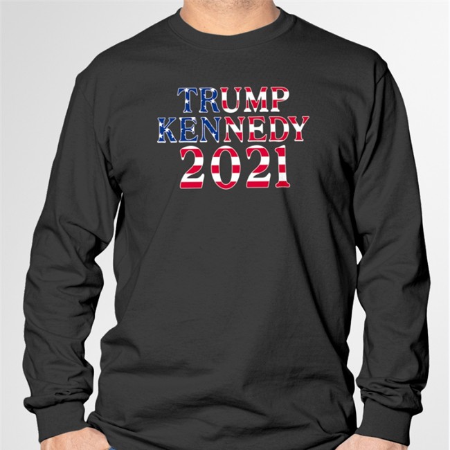 Trump Kennedy American Flag Tee Trump Kennedy American Flag Tee Shirt