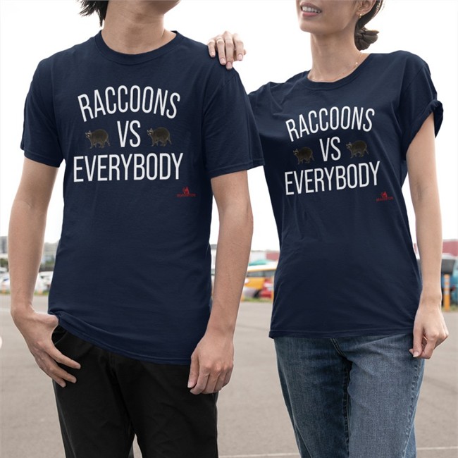 Raccoons Vs Everybody Shirt Raccoons Vs Everybody Tee Shirt