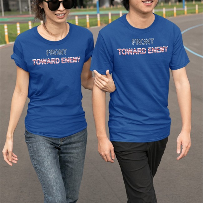 Front Toward Enemy American Flag Shirt