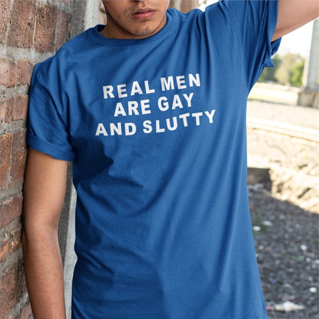 Girlofswords Real Men Are Gay T Shirt Mitskithoughts