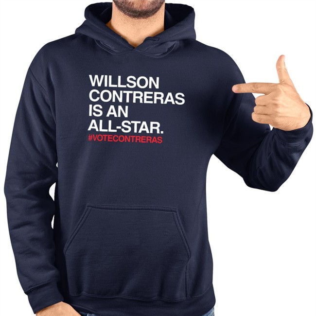 Willson Contreras Is An All Star Hoodie Obvious Shirts Chicago Cubs Vote Cubs