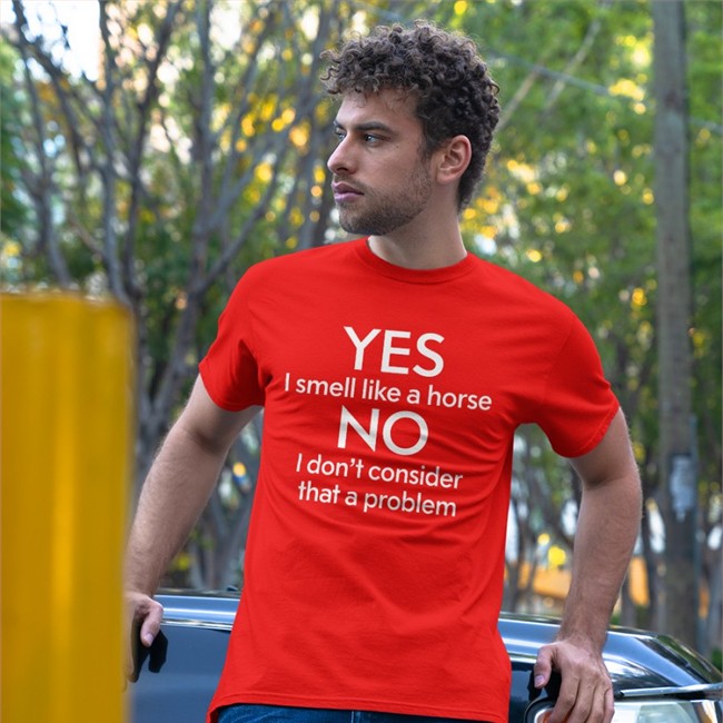Yes I Smell Like A Horse No I Don't Consider That A Problem Shirts