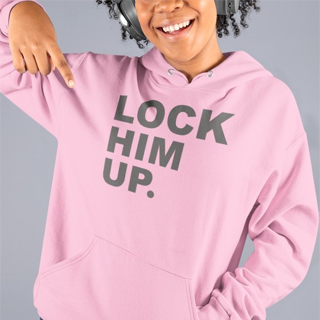 Balance Of Power Merch Lock Him Up T Shirt Luis A. Miranda, Jr