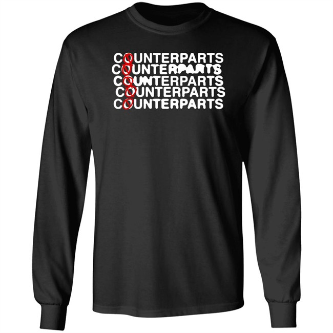 Counterparts Stacked Logo Long Sleeve Shirt Counterparts Merch