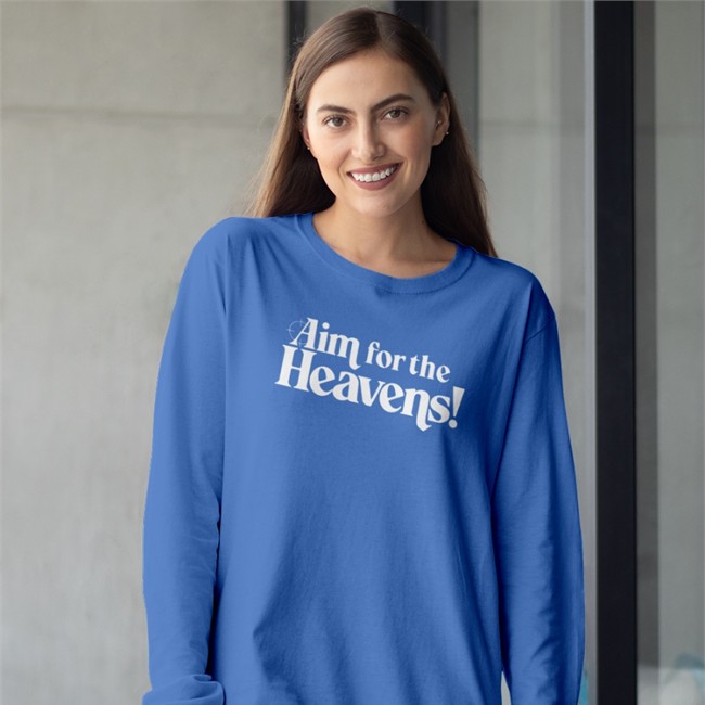 Aim For The Heavens Tee Shirt Aim For The Heavens Shirt Neon White