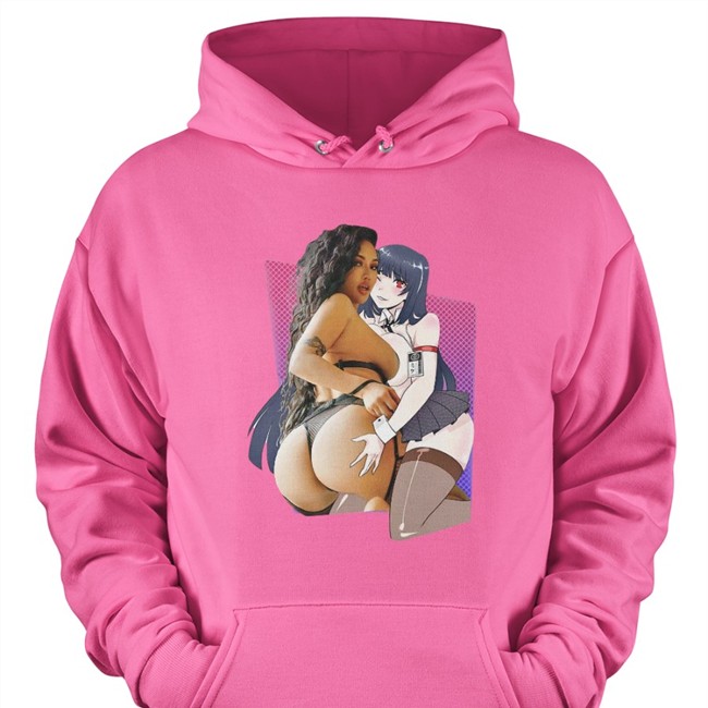 Yumeko X Ashley Black Long Sleeve Shirt Ashley Vee Merch