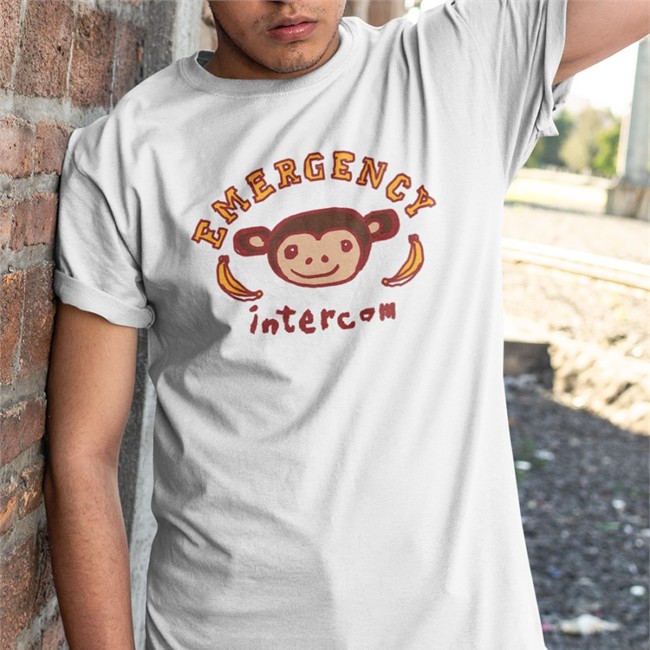 Emergency Intercom Merch Emergencyintercom Monkey Tee Shirt