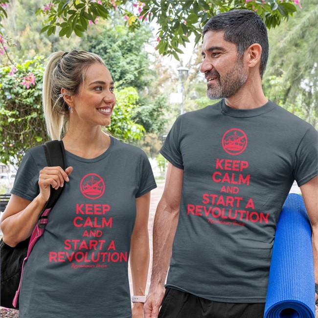 Keep Calm And Start A Revolution Revolutionary Boston Shirt Donithedon The Constitutionalist