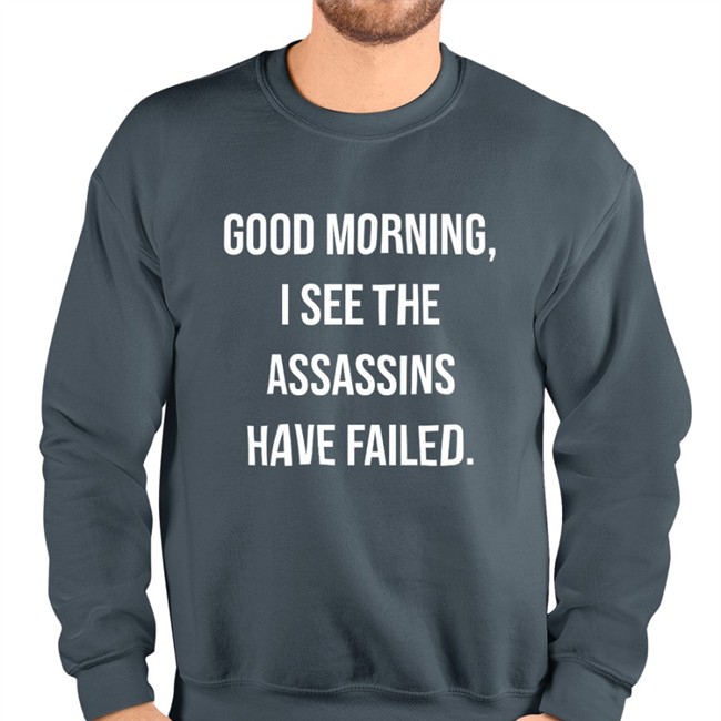 Good Morning I See The Assassins Have Failed Hoodie
