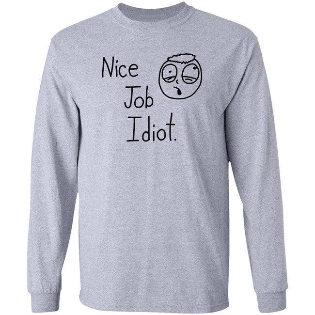 Smosh Merch Nice Job Idiot Tee Shirt Smosh Merch Nice Job Idiot Tee Shirt