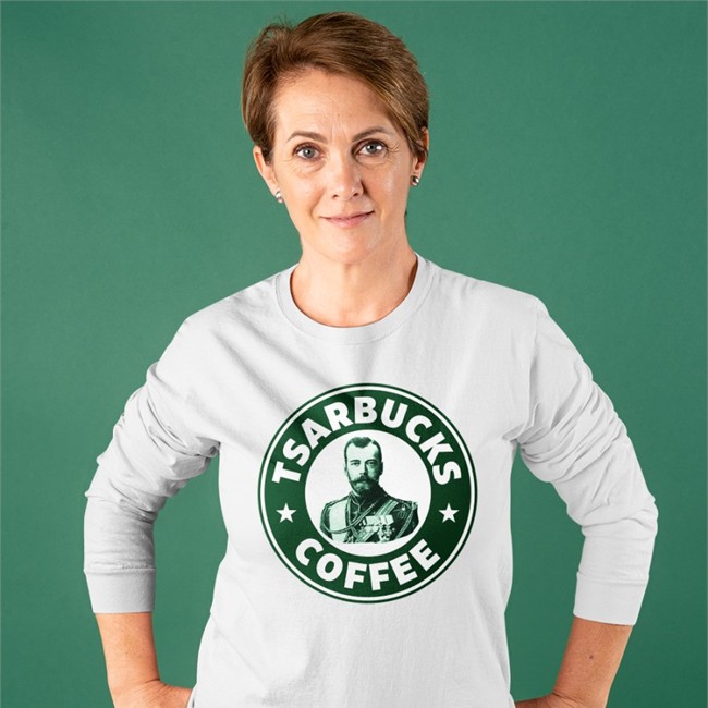 Tsarbucks Coffee T Shirt White