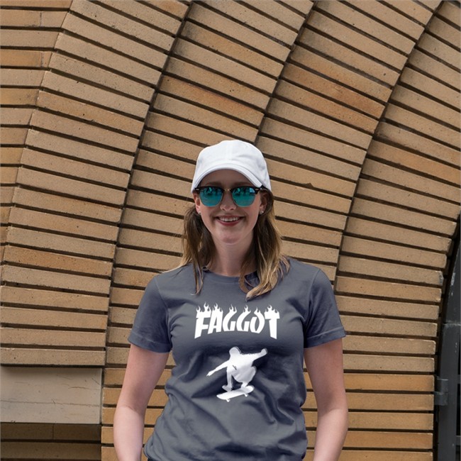 Shirt Bimbo Merch Faggot Sk8r T-Shirt Existaint