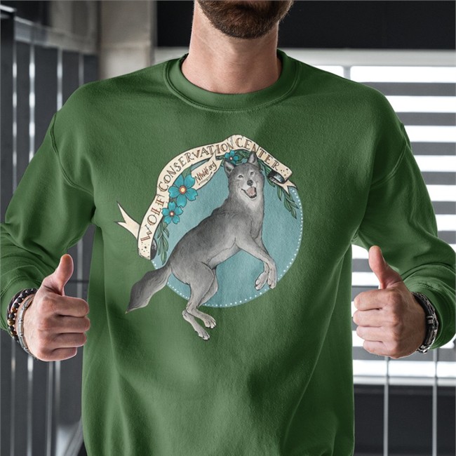 Wolf Conservation Center Merch Zephyr Forever Wolf Conservation Center T Shirt Nywolforg