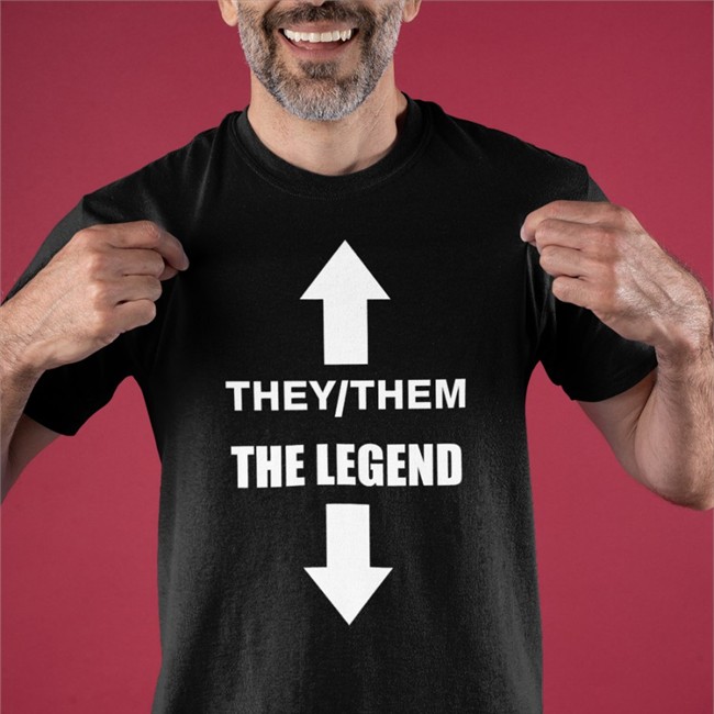 They/Them The Legend T Shirt Black Crywank Usa Tour Crywank Band They/Them The Legend T Shirt