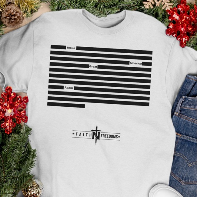 Trump Make America Great Again Redacted Affidavit Tee