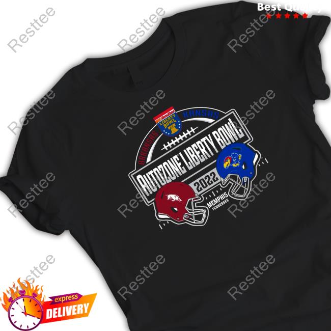 Official ARKANSAS RAZORBACKS 2022 LIBERTY BOWL MATCH-UP Shirts