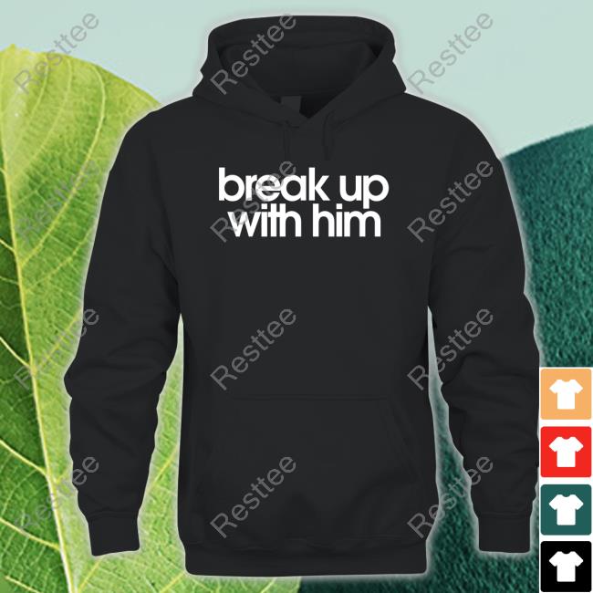 Break Up With Him Crewneck Navy